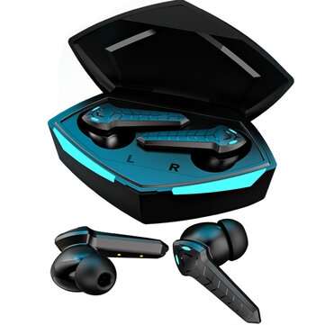 Bakeey P36 Gaming Headset 45ms Low Delay TWS bluetooth 5.1 Earphone Hifi Sound Gam... (COLOR: BLACK)