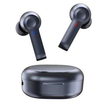 Bakeey R22 TWS Touch Wireless bluetooth Deep Bass Stereo Earphones Fitness Gaming ... (COLOR: BLACK)