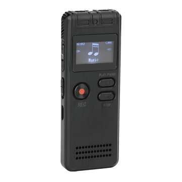Bakeey SK601 Voice Recorder 8GB Digital USB Professional Dictaphone Digital Audio... (COLOR.: BLACK)
