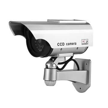 Bakeey Simulation Dummy Camera Outdoor Indoor Waterproof Secu... (TYPE: SOLARENERGY | COLOR1: BLACK)