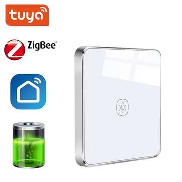 Bakeey Tuya ZigBee Smart Switch Wall Touch Switch APP Timing Wifi Switch Remote Contr... (WAY: 3WAY)
