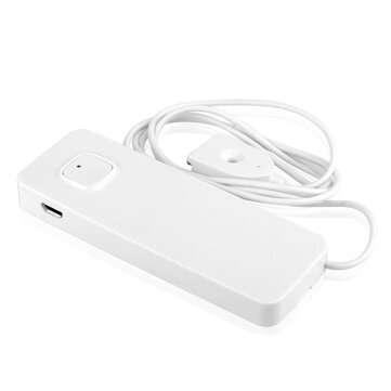 Bakeey Tuya WiFi Smart Home Water Leakage Sensor Rechargable APP Notification Water Level Detector A