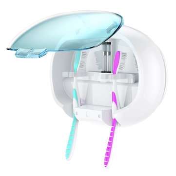 Bakeey UV Toothbrush Sanitizer Wall Mounted Toothbrush Holder Sterilizer Electric Toothbrush Cleaner