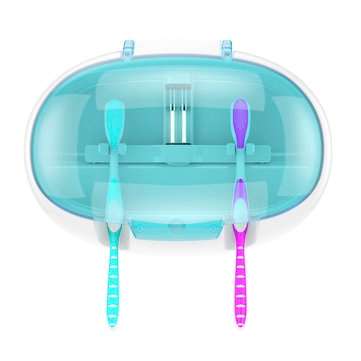 Bakeey UV Toothbrush Sanitizer Wall Mounted Toothbrush Holder Sterilizer Electric Toothbrush Cleaner