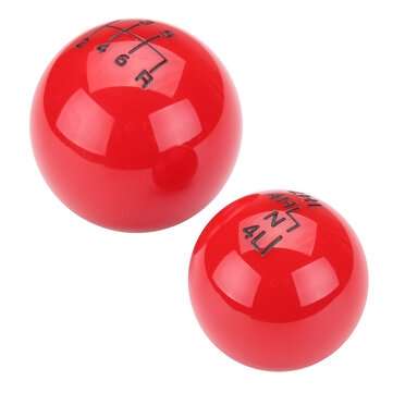 Ball Style 6 Speed Transfer Case Shift Knob For Jeep JK (COLOR.: RED)