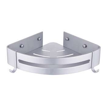 Bathroom Corner Shelf Triangle/Square Toilet Basket Punch-Free Corner Shampoo S... (SHAPE: TRIANGLE)