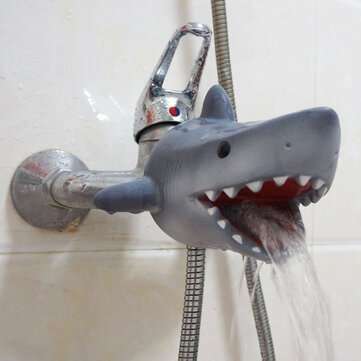 Bathroom Baby Kids Animal Toys Water Tap Faucet Extender  Hand Washing Water Reach Extender