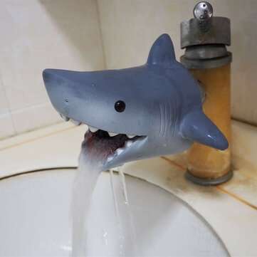 Bathroom Baby Kids Animal Toys Water Tap Faucet Extender  Hand Washing Water Reach Extender