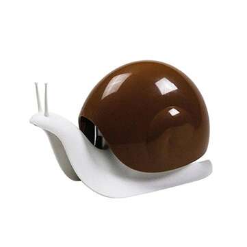 Bathroom Cartoon Snail Shape Liquid Soap Lotion Dispenser Hand Washing Sanitizer... (COLOR.: COFFEE)