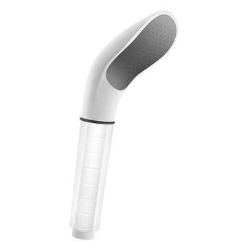 Bathroom Rainfall Shower Filter Sprayer Head Handheld High Pressure (COLOR: TRANSPARENT)