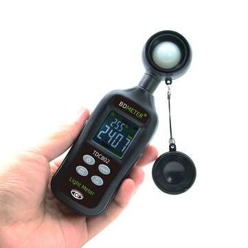 BDMETER TDC802 Digital Light Meter High-precision Mini Lux Meter Handheld Photometer Illuminate Test
