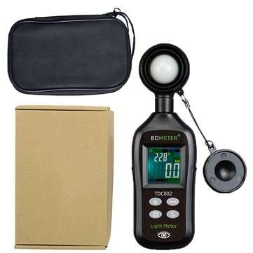 BDMETER TDC802 Digital Light Meter High-precision Mini Lux Meter Handheld Photometer Illuminate Test