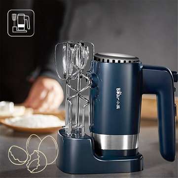 Bear DDQ-B02L1 220V 300W Electric Dough Blender Eggs Blender Food Mixer Milkshake 10-speed