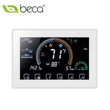 BECA BHP-8000 WIFI Heat Pump Smart Thermostat WIFI Controller LCD Screen Programmi... (COLOR: WHITE)