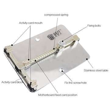 BEST BST-001A Mobile Phone Board Repair Fixture PCB Holder Fixture BGA Soldering Work Station Platfo