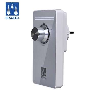 BESGEER Intelligent Sterilization House Home Office Air Purifier Ozonator Freshe... (COLOR.: SILVER)