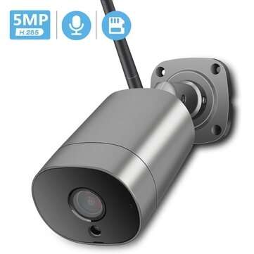 BESDER H.265 iCSee 5MP WiFi IP Camera Two Way Audio Outdoor Security ... (PLUG: EUPLUG | PIXEL: 5MP)