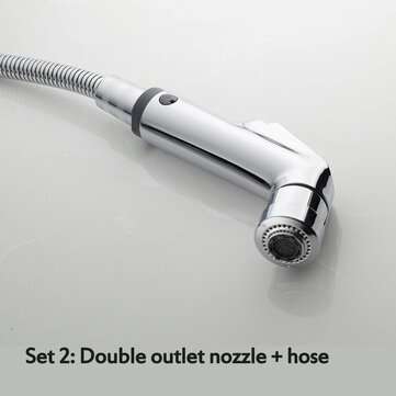 Bidet Sprayer Abs Plastic Toilet Spray Set Ass Wash Anal Vagina Cleansing Flusher Sma... (SET: SET2)