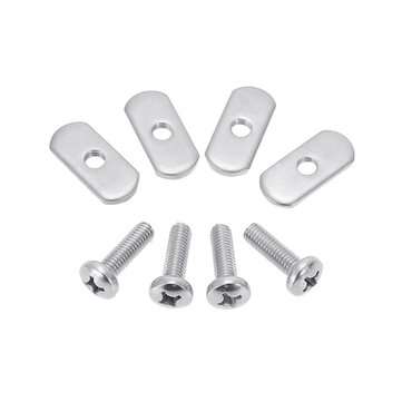 BEST MATEL M5/M6 Stainless Steel Rail Track Screws Track Nuts Hardware Replacement K... (TYPE: M6X8)