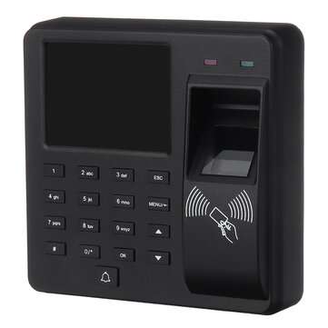 Biometric Fingerprint Attendance Machine Time Clock Employee Check In Out Device