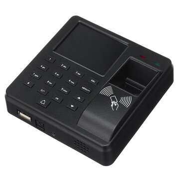 Biometric Fingerprint Attendance Machine Time Clock Employee Check In Out Device
