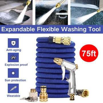 Blue garden water pipe car wash tool full copper connector washing tool (TYPE: B)