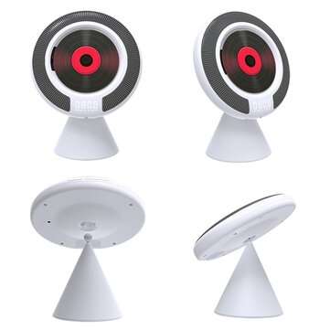 bluetooth Speakers USB Charging Wall-mounted Children`s Learning CD Player Remote Control Timing Fun