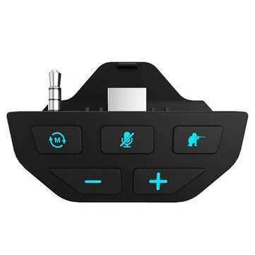 BOWO Sound Card Enhancer Stereo Headset Adapter Headphone Converter 3.5mm Headphon... (COLOR: BLACK)