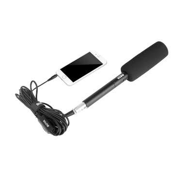 BOYA BY-BCA6 XLR to 3.5mm TRRS Adapter Cable Microphone Audio Gain Output Splitter Headphone Monitor