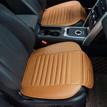 Breathable Car Front Seat Cushion Chair Protector Pad Driver Mat Covers Colorful (COLOR: BROWN)