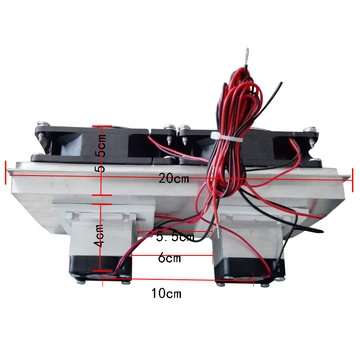 Brushless 12V Computer Refrigeration Cooling Equipment DIY Dual-core Signle System