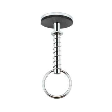 BSET MATEL Stainless Steel 316 Hatch Cover Pull Handle Quick Pin Button Boat Yacht Storage Retainer