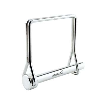 BSET MATEL Stainless Steel 316 Square Shaft Locking Lock Pin Safety Coupler Pin Ret... (LENGTH: 6MM)