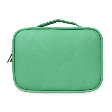 BUBM Portable Waterproof Travel Cable Organizer Storage Bag Electronics Accessori... (COLOR.: GREEN)