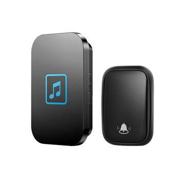 CACAZI FA86 Self-powered Wireless Doorbell 150M Remote No Battery R... (PLUG: USPLUG | COLOR: WHITE)
