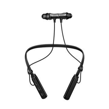 Caldecott BTKDK05 Magnetic Adsorption Voice Prompt Neckband bluetooth Earphone (COLOR.: BLACK)