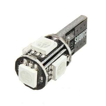 Canbus 5 SMD LED Xenon HID W5W T10 501 Car Side Light Bulb (COLOR.: BLUE)
