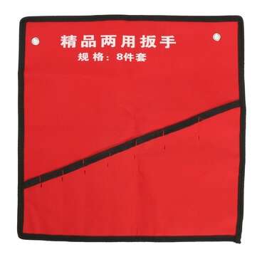 Canvas Roll-up Storage Pouch Tools Storage Bag 8/10/14 Pocket Spanner Wrench Organizer  (COLOR.: 8)