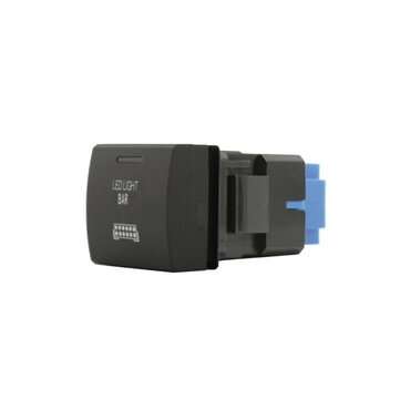 Car Blue Lighting Switch Dash LED Light Bar Driving Light Rear Light Fog Light Spot ... (TYPE: A)