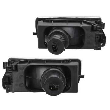 Car Front Bumper Fog Lights Clear Lens Cover Pair for BMW E36 3-series 318i 323i 325i 1992-1998