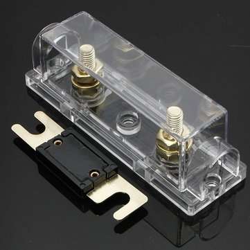 Car Fuse Holder and Free ANL Fuse 0 Gauge Cable Inline Clear (SIZE: 100)