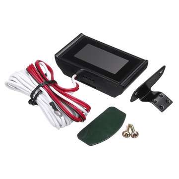 Car LCD Digital 0~1.0mpa Air Pressure Gauge Meter Barometer 12V24V For Truck/SUV