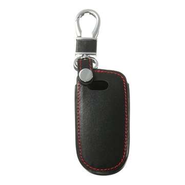 Car Key Case Cover 4 Buttons PU Leather Key FOB Case Cover For Jeep Grand Chrysler 300 Dodge