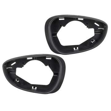 Car Left Right Side Rear View Mirror Cover Frame For Ford Fiesta MK7 09-17 (TYPE: )