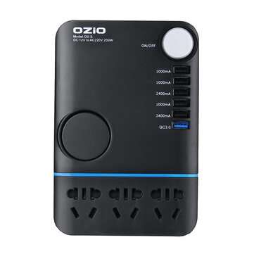 Car Power Inverter 12V to 220V QC3.0 Fast Charger Trolley Truck Dedicated (TYPE: B)