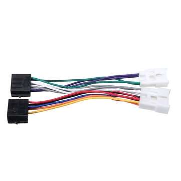 Car Radio Side Trim Bracket Facia Fascia Kit with ISO Wiring Harness Antenna Adapter For Toyota