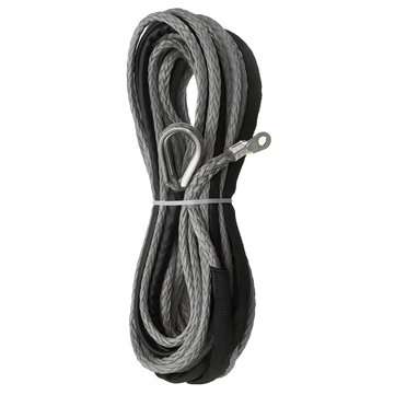 Car Road Vehicle Synthetic Winch Line Cable Rope 5500+ LBs + Sheath For ATV UTV  (COLOR.: GRAY)