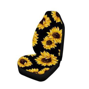 Car Seat Cover Universal Bucket Soft Comfortable Seat Protector Steering Wheel Covers (TYPE: 1)