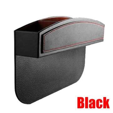 Car Seat Gap Catcher Storage Box Organizer Pocket Seat Side Cup Crevice (COLOR.: BLACK)