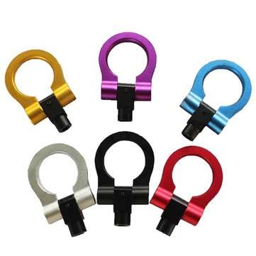 Car Trailer Ring Racing Towing Hook Set For Honda 03 08 (COLOR.: SILVER)
